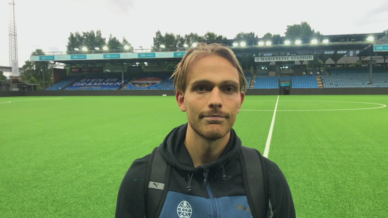 Mikkel etter Aalesund-kampen